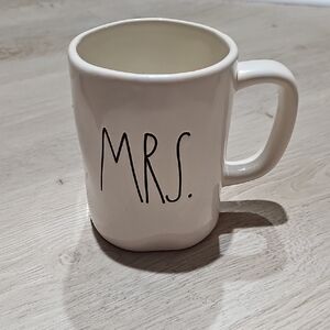 Rae Dunn Cream 'MRS.' Mug